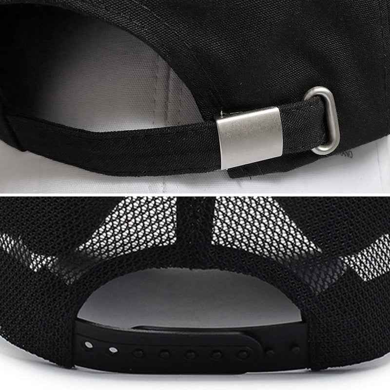 Men Women Korean Style Sun Hat Baseball Cap Red Black Adjustable