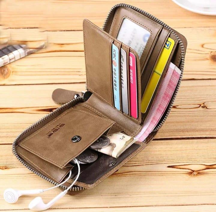 Premium Leather Wallet for Men Light Brown Dark Brown Black