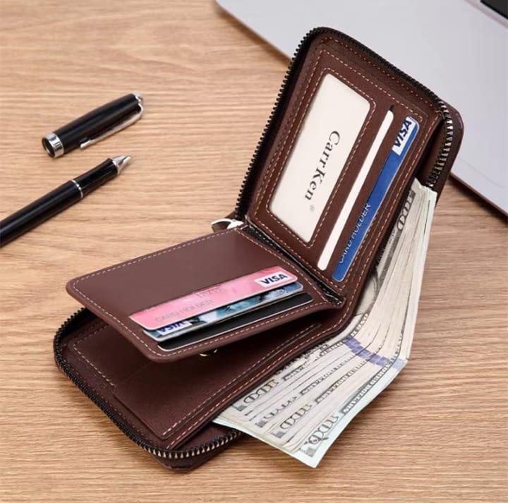 Premium Leather Wallet for Men Light Brown Dark Brown Black