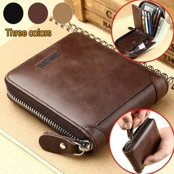 Premium Leather Wallet for Men Light Brown Dark Brown Black