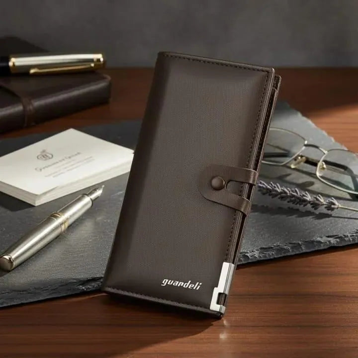 Men & Women PU Leather Bi-Fold Wallet Multicolor