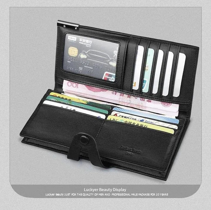 Men & Women PU Leather Bi-Fold Wallet Multicolor