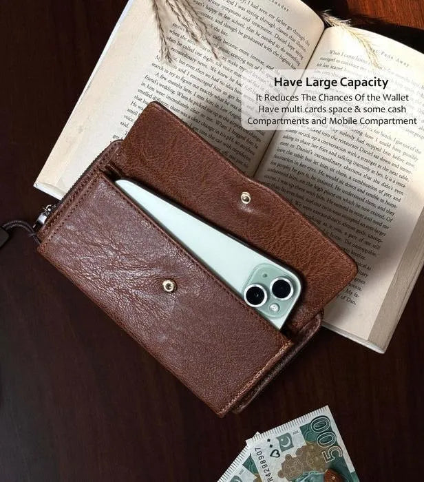 Premium Leather Wallets Black Brown for Men