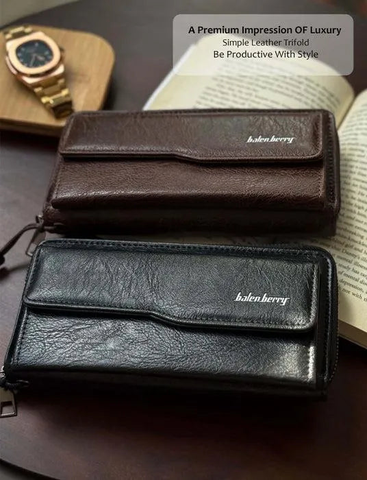 Premium Leather Wallets Black Brown for Men