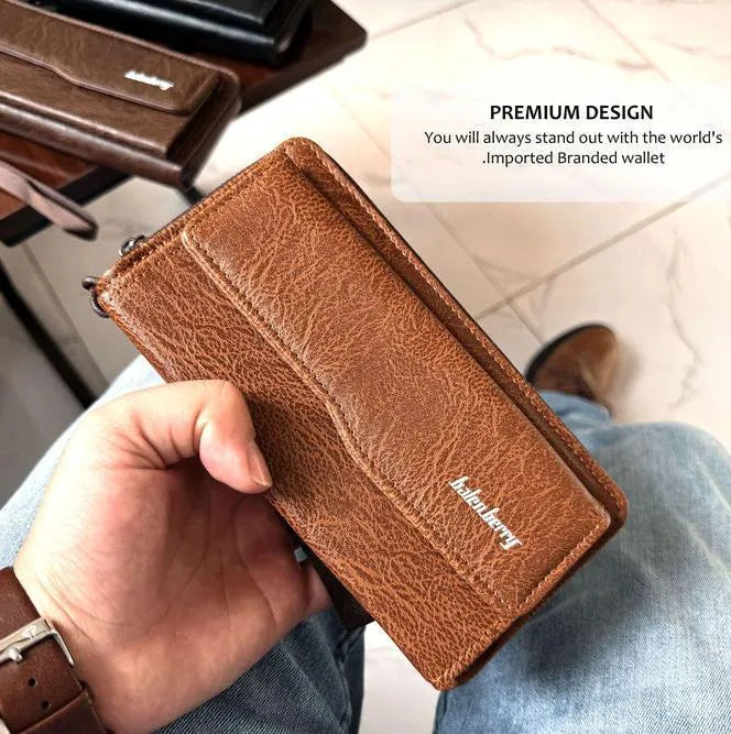 Premium Leather Wallets Black Brown for Men