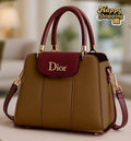 Women's Leather Plain Shoulder Bag