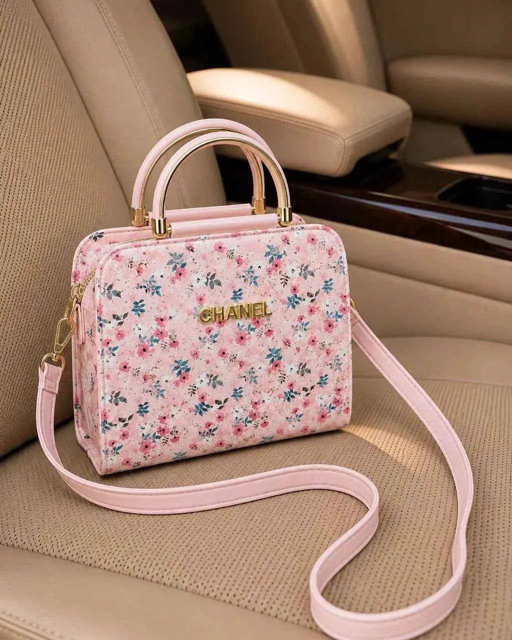 Women's Leather Plain Shoulder Bag