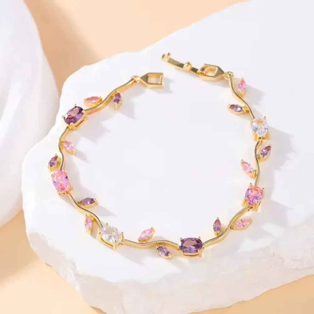Elegant Stainless Steel Tulip Trending Braclet