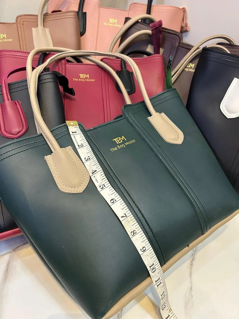 Women's Brown Leather Tote Bag - Durable & Stylish Daily Use