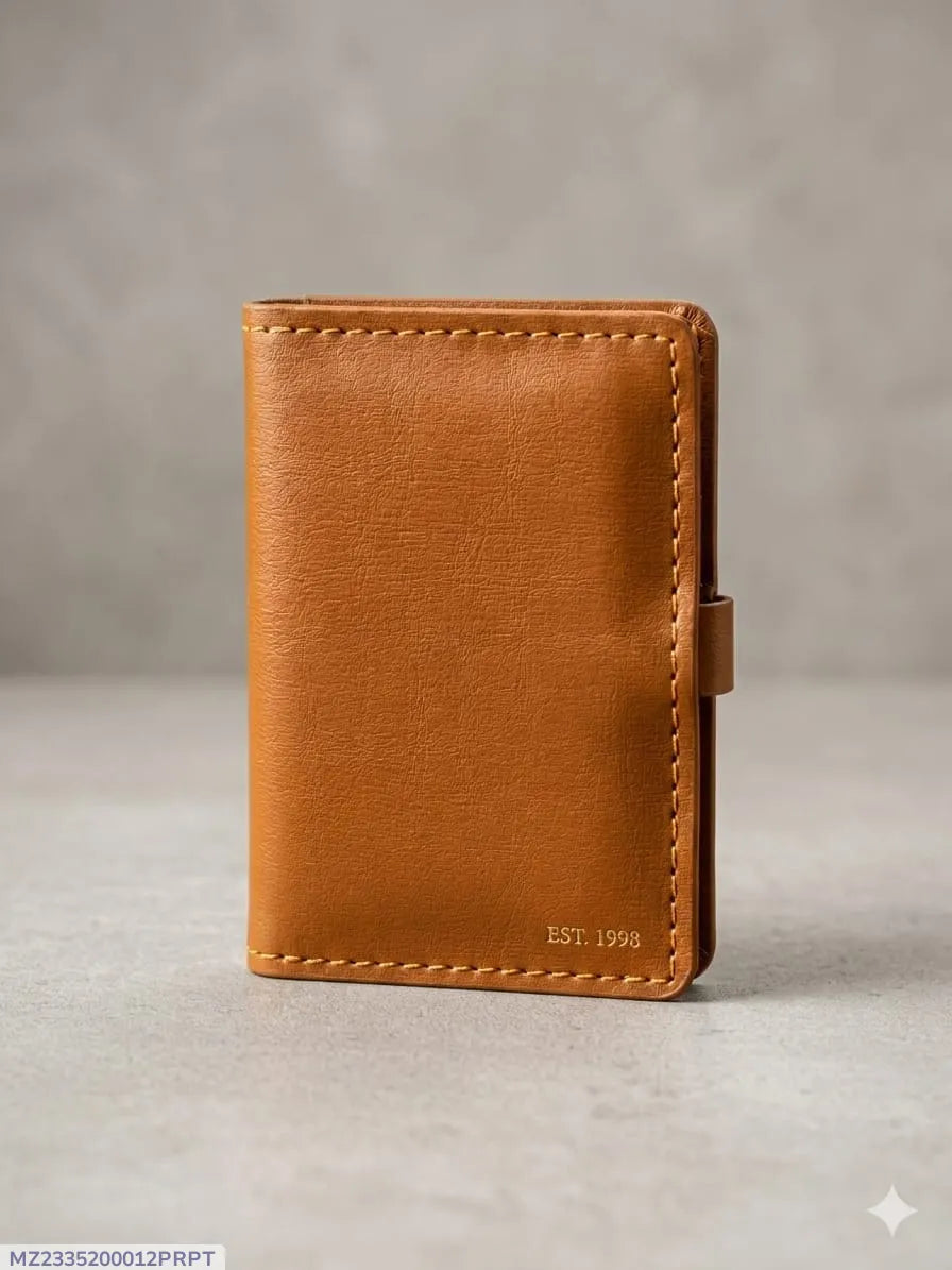 Classic Handcrafted Leather Wallet with ID Window