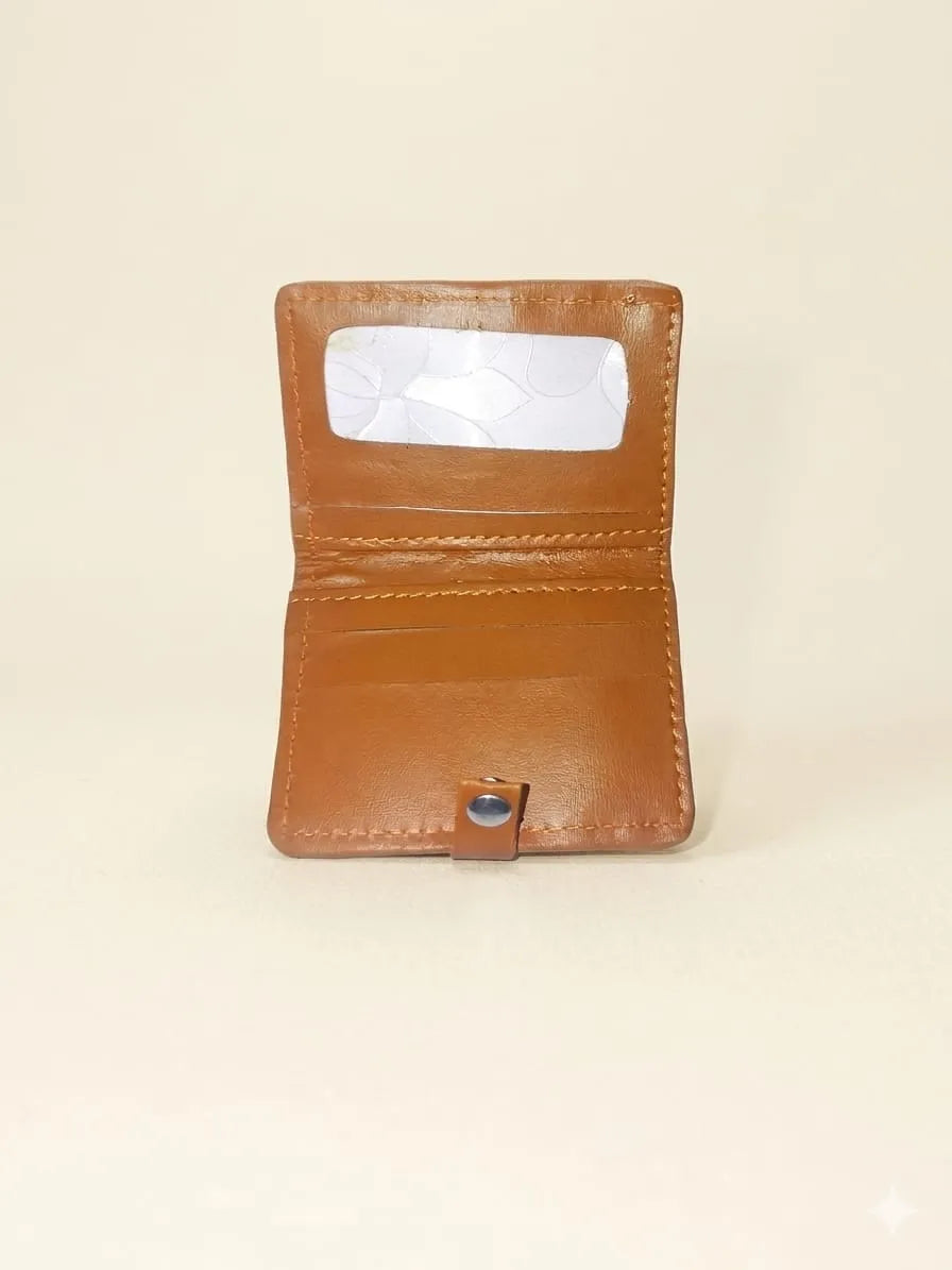 Classic Handcrafted Leather Wallet with ID Window