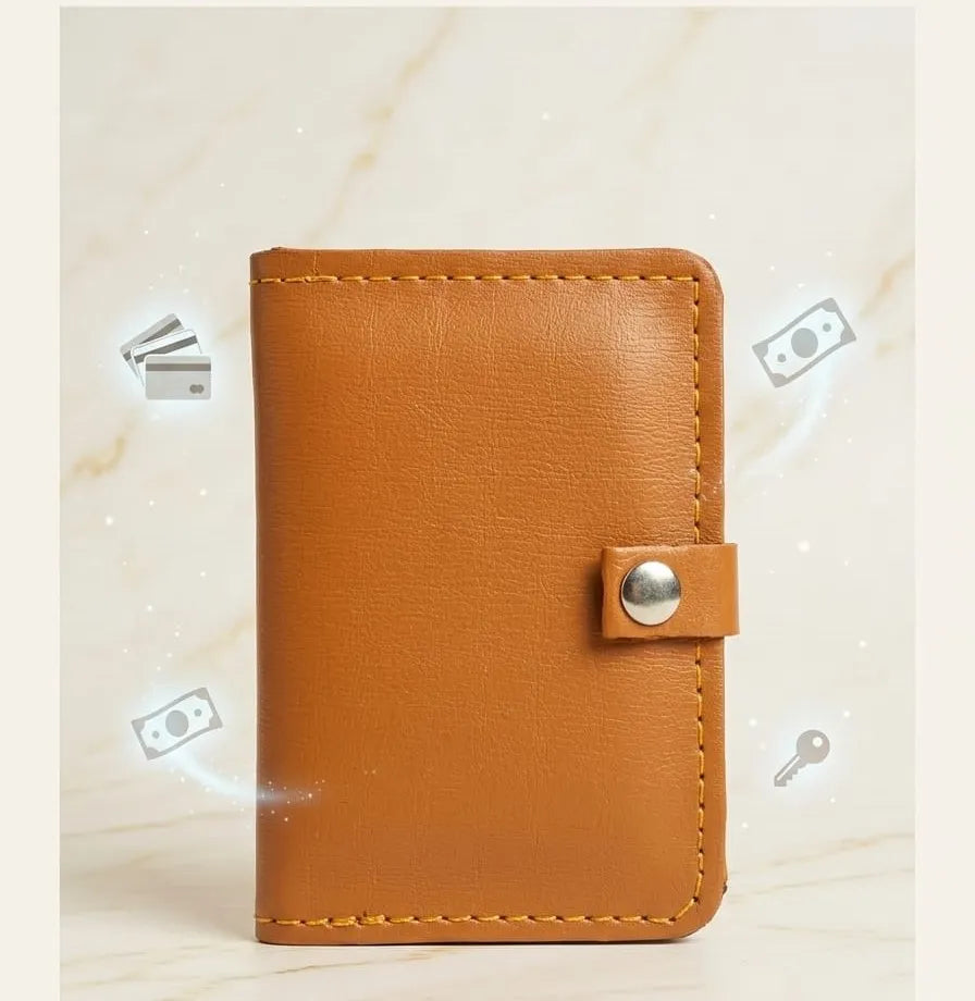 Classic Handcrafted Leather Wallet with ID Window