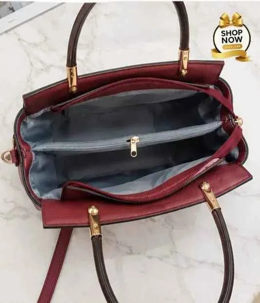 Women's Rexine Textured Hand Bag