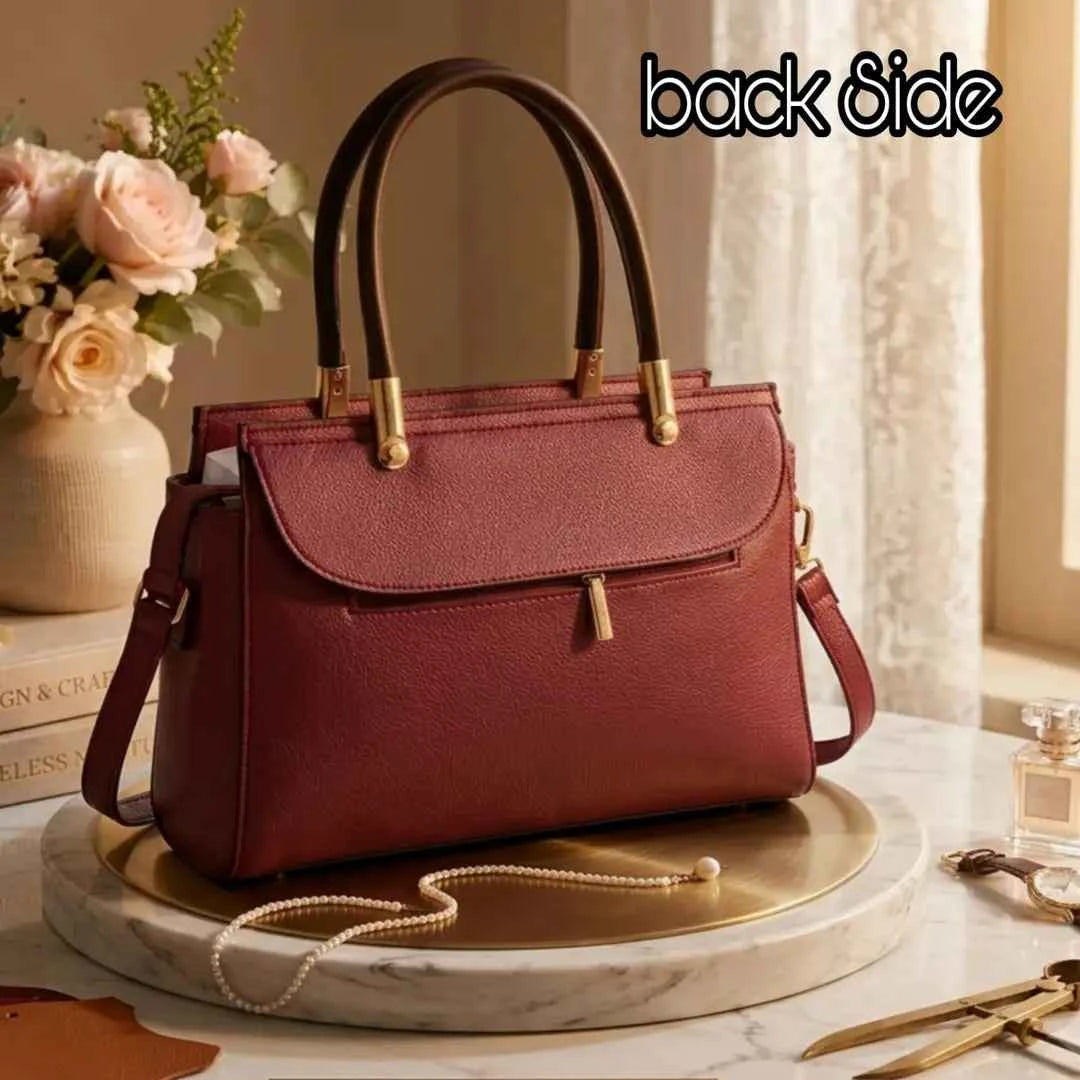 Women's Rexine Textured Hand Bag
