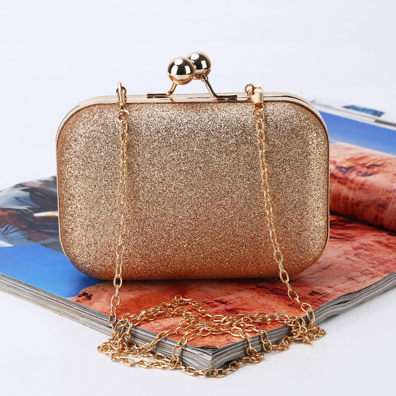 Sparkling Gold Clutch Bag for Pakistani Weddings & Parties