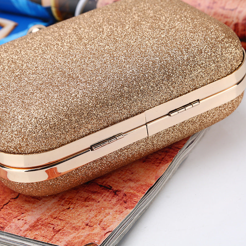 Sparkling Gold Clutch Bag for Pakistani Weddings & Parties