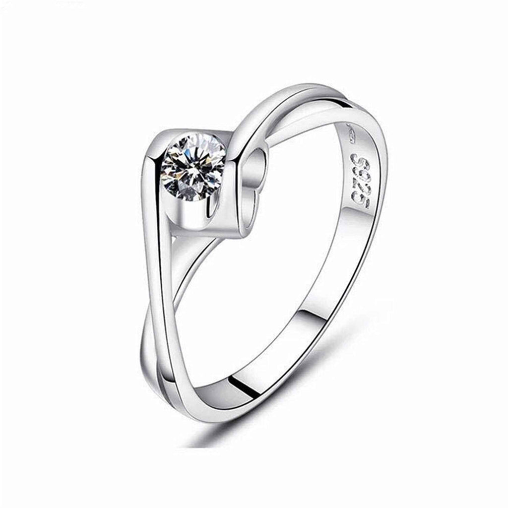 Men's 18K Platinum Plated Wide Diamond Ring