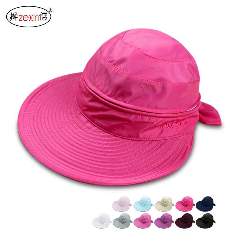 Women Wide Brim Sun Hat Light Korean Style Outdoor