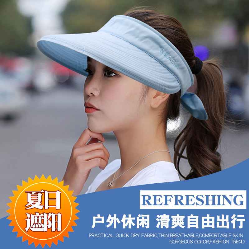Women Wide Brim Sun Hat Light Korean Style Outdoor