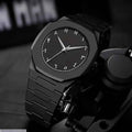 Black Octagonal Chain Watch for Men