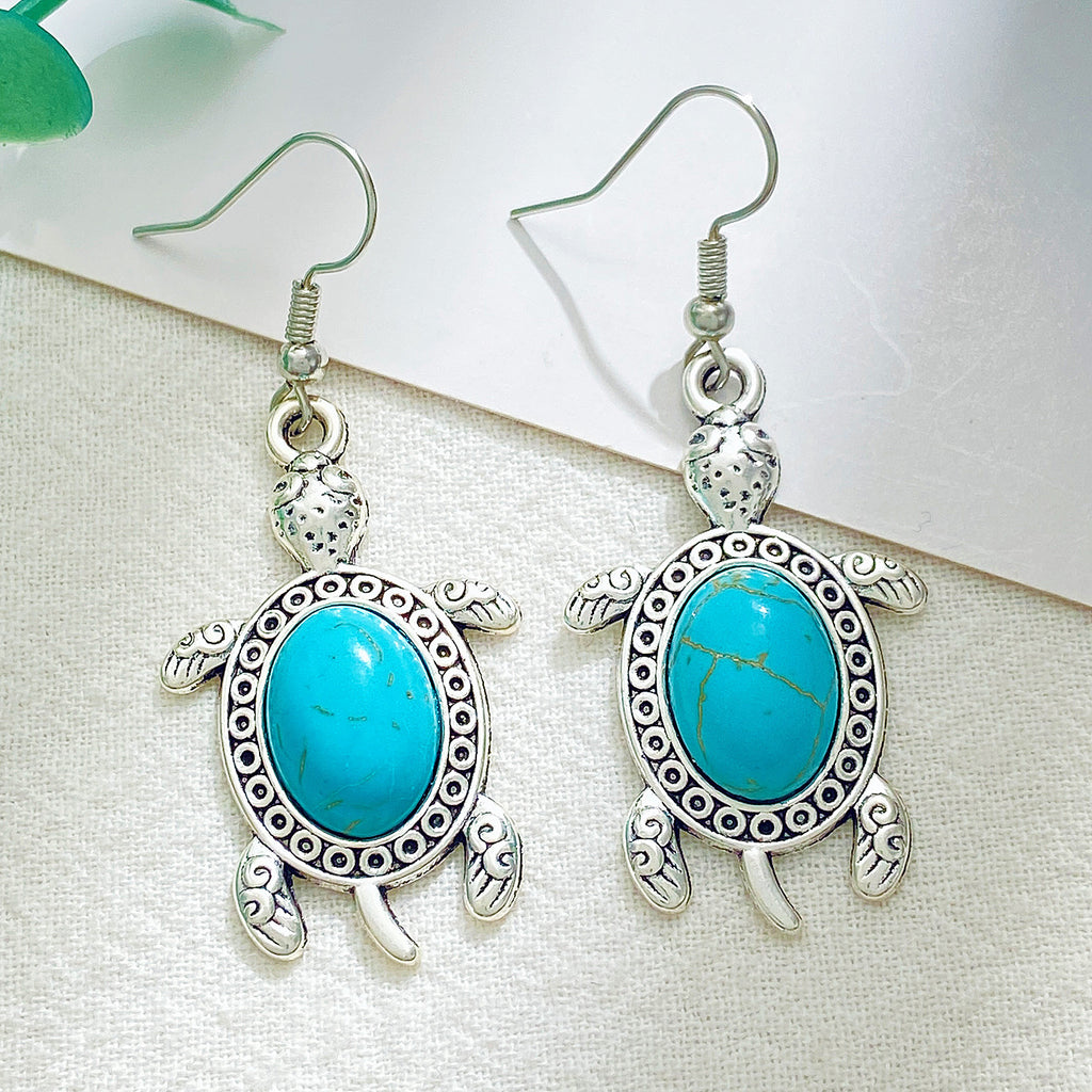 Turtle Jewelry Set Turquoise Antiques for Women