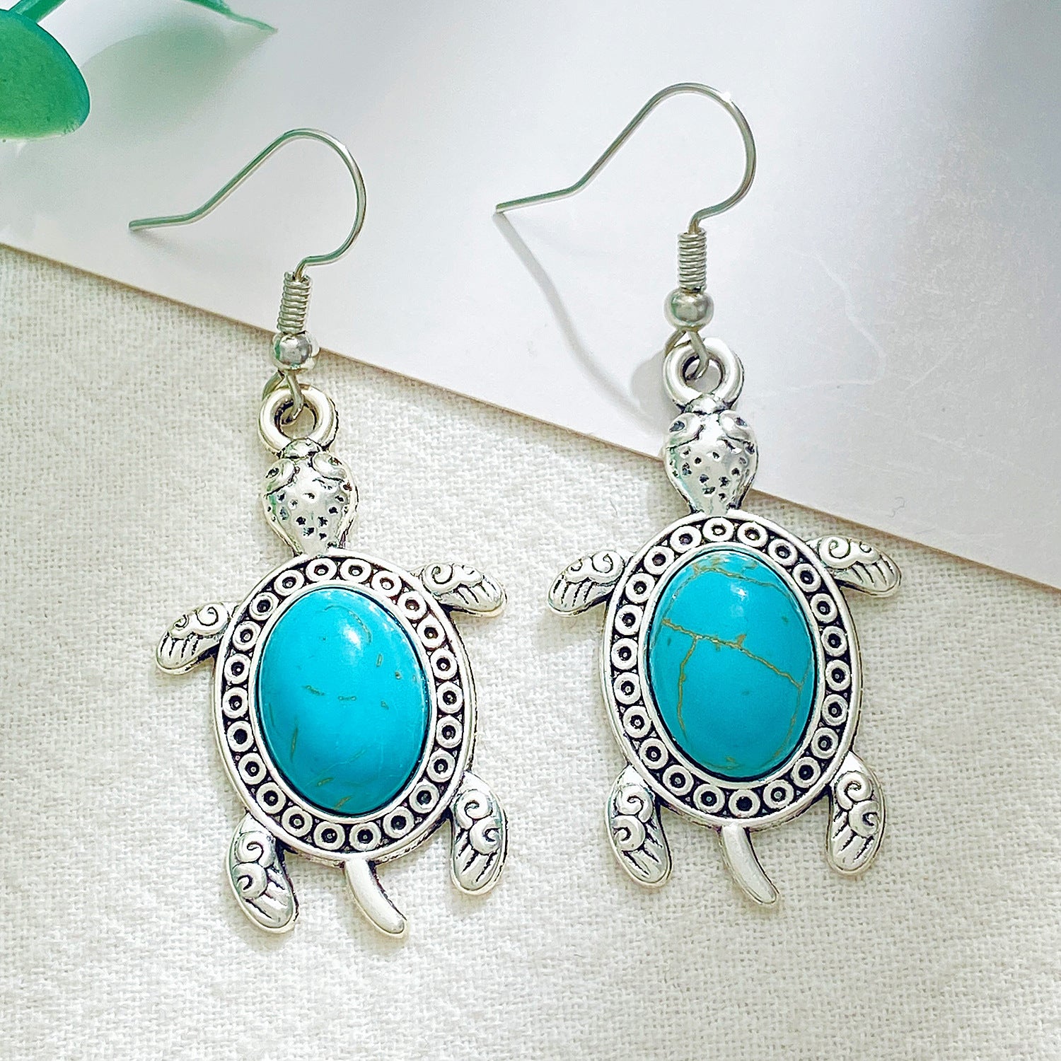 Turtle Jewelry Set Turquoise Antiques for Women