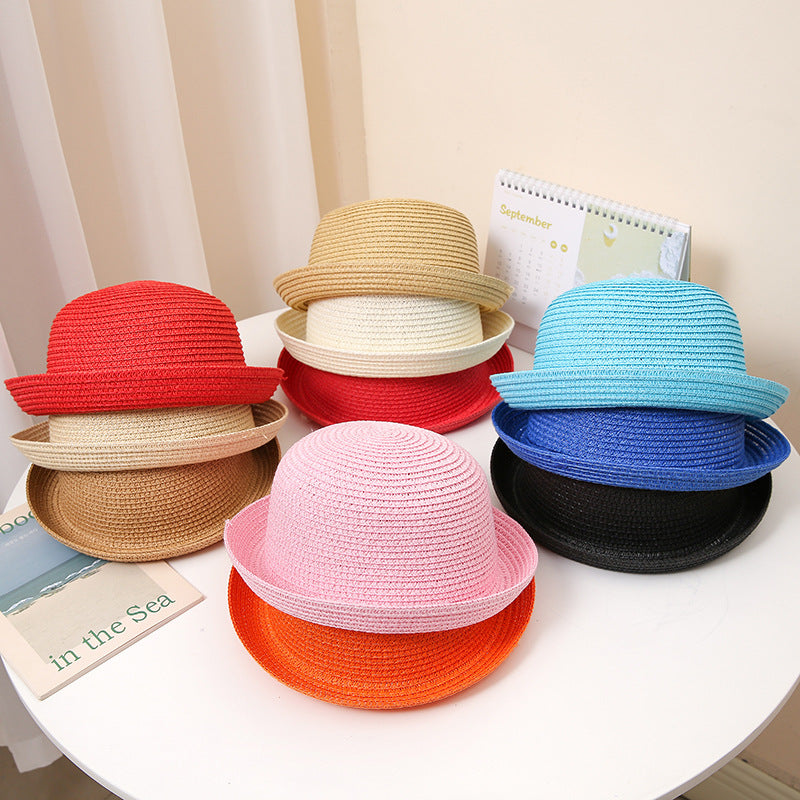 Straw Sun Hats for Kids & Adults, Lightweight & UV Protective, Multi Color