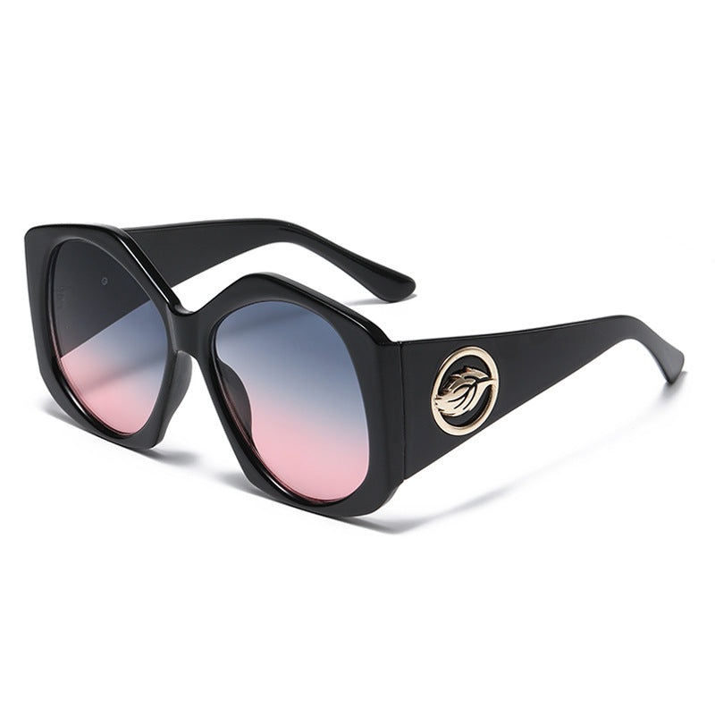Trendy Green Leopard Print Sunglasses UV Protection Lightweight